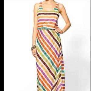 Thml stripped maxi dress, lined, never worn
